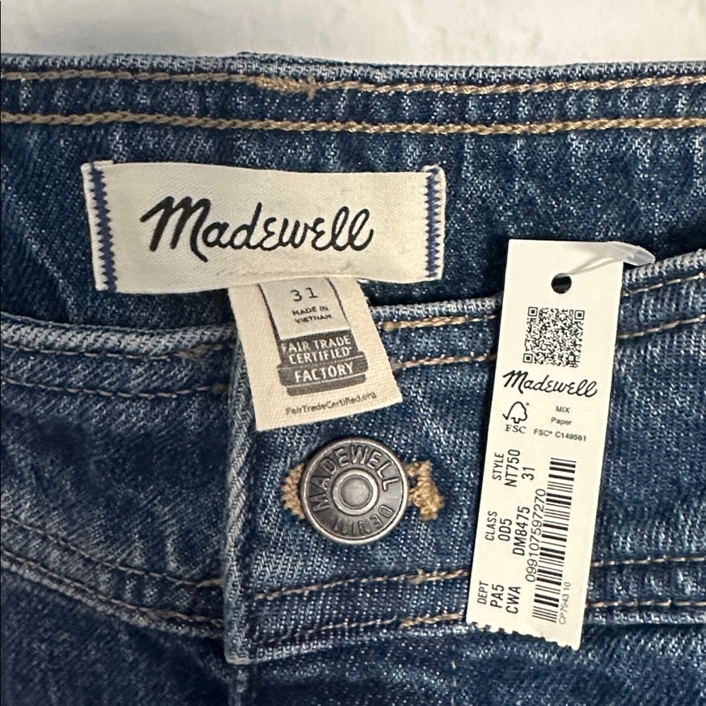 Madewell - Denim Button-Front Midi Skirt - Picture 9 of 9